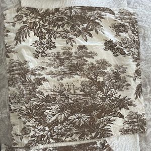 Pottery barn botanical euro shams